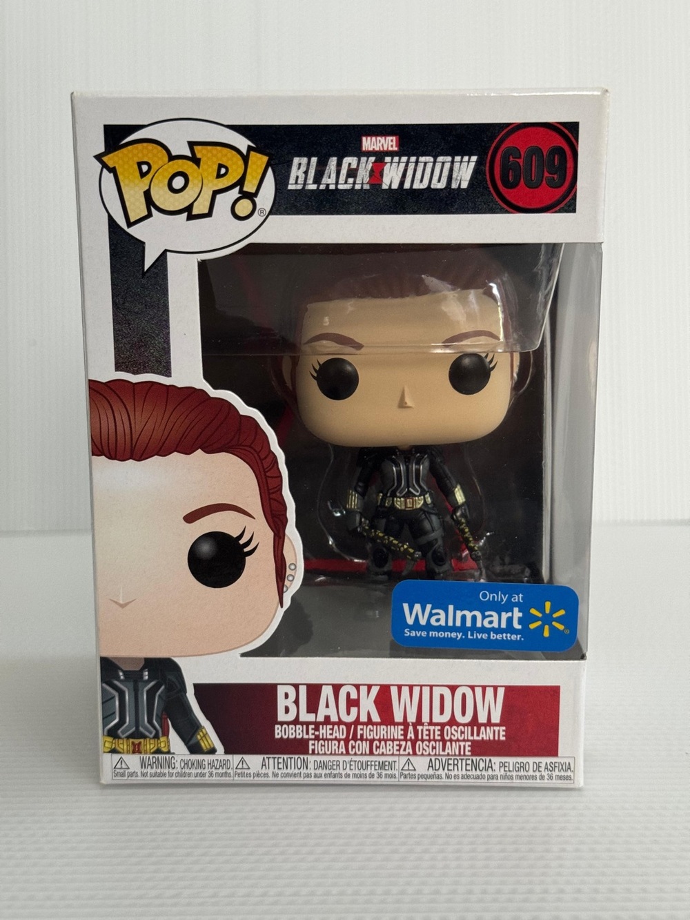 Funko Pop Black Widow #609 Walmart Exclusive